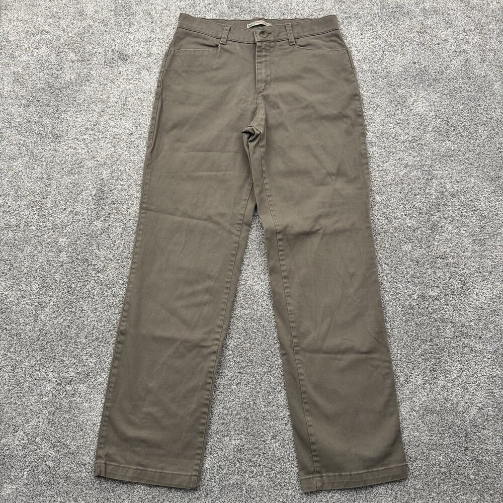 Lee Pants Womens Size 8 Long Relaxed Straight Leg Casual Y2K Vintage Minimalist
